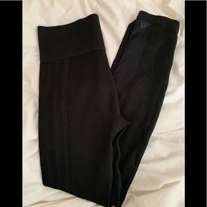 Ivy Park x Adidas black three stripe leggings US Medium